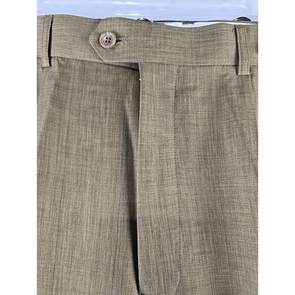 Gianni Vironi Superior 100s 3pc Men's Suit Brown Jacket 40L x Pants W33 - NWT - Picture 11 of 14